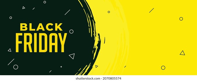 abstract black friday poster template design