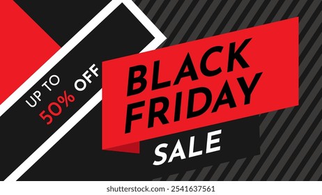 Abstract black Friday sale promotion banner poster, business, label vector background