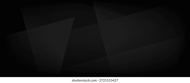 Fondo geométrico negro Abstractas con degradado oscuro y capas superpuestas. Traje para el Anuncio, el Web, el folleto, el panfleto, el cartel y la presentación