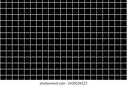 Abstract black geometric background. Dots and line.
