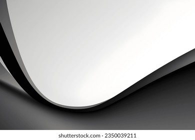 Abstract black geometric background. Dynamic shapes composition. Vector illustration.
