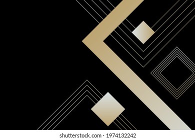 Abstract Black geometric background. Futuristic wavy backdrop. Background for Wallpaper, Web Design, Brochure, Visit Card. Vector abstract pattern.

