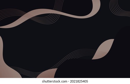 Abstract Black geometric background. Modern background design. Liquid color. Fluid shapes composition. Fit for presentation design. website, basis for banners, wallpapers, brochure, posters