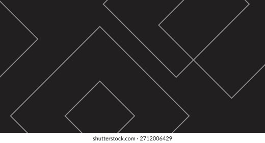 Abstract Black Geometric Background with Red Neon Line Accents, Suit for banner, web, brochure, pamflet, poster and presentation