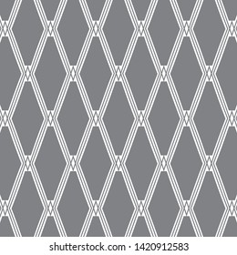 Abstract black geometric background. Vector pattern. Pattern is on swatch panel.