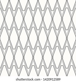 Abstract black geometric background. Vector pattern. Pattern is on swatch panel.