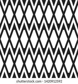 Abstract black geometric background. Vector pattern. Pattern is on swatch panel.