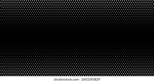 Abstract black geometric hipster fashion design print halftone triangle pattern