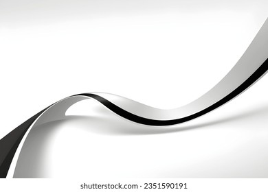 Abstract black geometric. Isolate on white background. Vector illustration.
