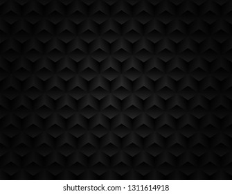 Abstract . Black geometric pattern background ,light and shadow .Vector.