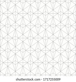 Abstract black geometric pattern on white background.