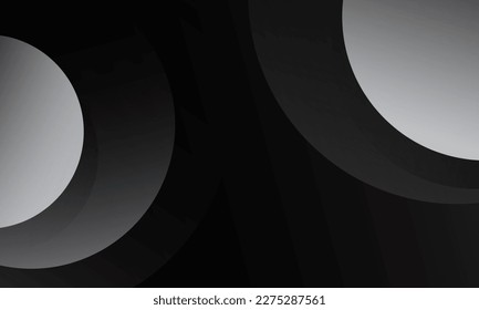 Abstract black geometric shapes background. Eps10 vector