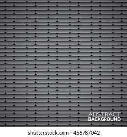 Abstract Black Geometrical background, Vector Design