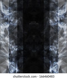 Abstract black Geometrical Design