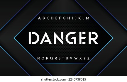 Resumen de geometría negra con línea azul y sombras sobre fondo de medio tono. Patrón para jefes de sitios web, diseños.