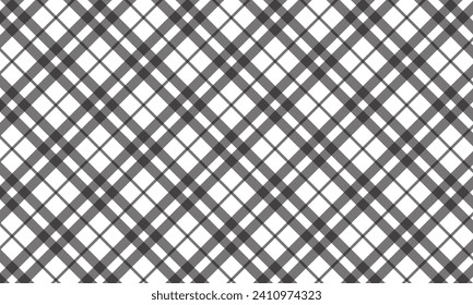 patrón abstracto de línea de trenzas de gingham negro.