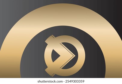 Abstract black and gold background