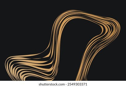 Abstrakter schwarz-goldener Hintergrund
