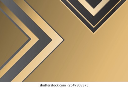 Abstrakter schwarz-goldener Hintergrund