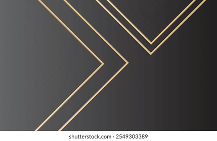 Abstractas fondo negro y oro