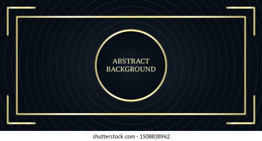 Abstract black and gold background. Can be used as a background. Scaleable to any size.