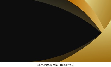 Abstract Black Gold Background Logo Template Stock Illustration ...