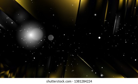 Abstract Black and Gold Background Image