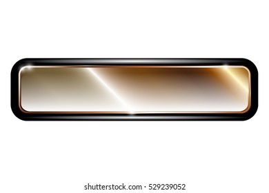 Abstract black and gold background, with space for your text. Vector illustration, on transparent background