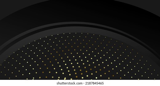 Resumen vector de fondo de oro negro
