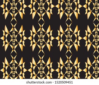 Abstract black and gold gradient for background