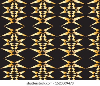 Abstract black and gold gradient for background