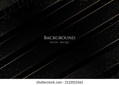abstract black and gold are light with white the gradient is the surface with templates metal texture soft lines tech diagonal background gold dark sleek clean modern.
