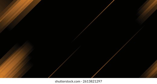 abstract black and gold are light with white the gradient is the surface with templates metal texture soft lines tech diagonal background gold dark sleek clean modern.