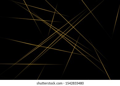 Abstract black with gold lines, triangles background modern design. Vector illustration EPS 10.
