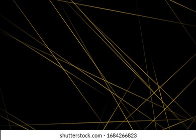 Abstract black with gold lines, triangles background modern design. Vector illustration EPS 10.