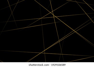 Abstract black with gold lines, triangles background modern design. Vector illustration EPS 10.