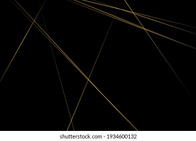 Abstract black with gold lines, triangles background modern design. Vector illustration EPS 10.