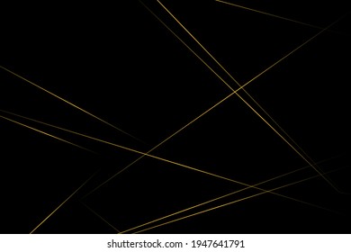 Abstract black with gold lines, triangles background modern design. Vector illustration EPS 10.