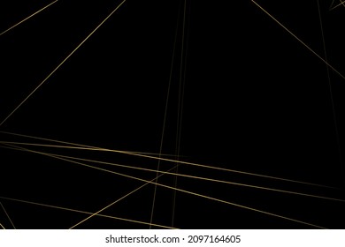 Abstract black with gold lines, triangles background modern design. Vector illustration EPS 10.