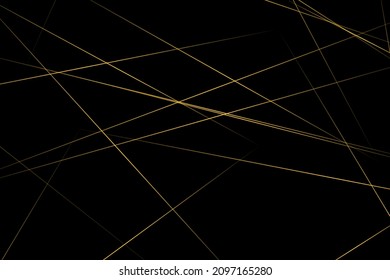 Abstract black with gold lines, triangles background modern design. Vector illustration EPS 10.