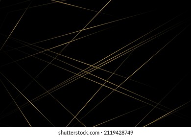 Abstract black with gold lines, triangles background modern design. Vector illustration EPS 10.