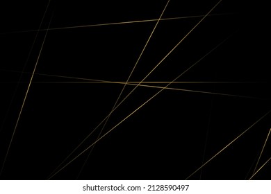 Abstract black with gold lines, triangles background modern design. Vector illustration EPS 10.