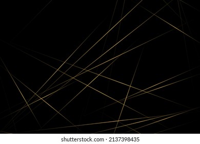 Abstract black with gold lines, triangles background modern design. Vector illustration EPS 10.