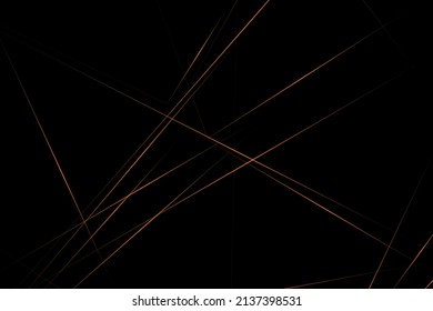 Abstract black with gold lines, triangles background modern design. Vector illustration EPS 10.