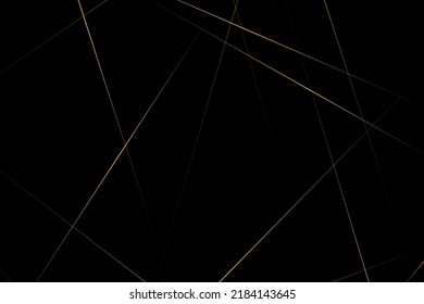 Abstract black with gold lines, triangles background modern design. Vector illustration EPS 10.