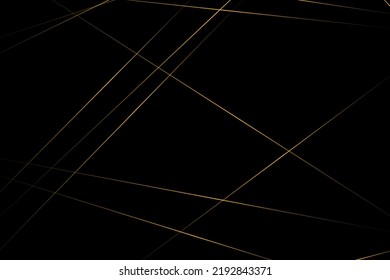 Abstract black with gold lines, triangles background modern design. Vector illustration EPS 10.
