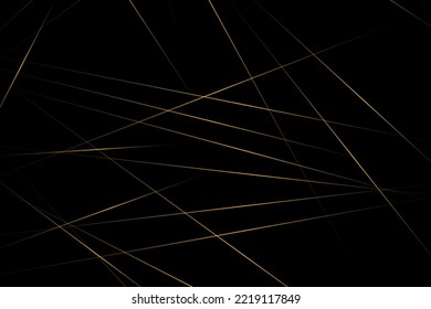 Abstract black with gold lines, triangles background modern design. Vector illustration EPS 10.