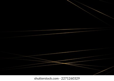 Abstract black with gold lines, triangles background modern design. Vector illustration EPS 10.