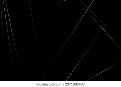 Abstract black with gold lines, triangles background modern design. Vector illustration EPS 10.
