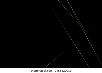 Abstract black with gold lines, triangles background modern design. Vector illustration EPS 10.